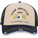 von-dutch-crew20-beige-schwarze-und-blaue-trucker-kappe