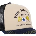 von-dutch-crew20-beige-schwarze-und-blaue-trucker-kappe