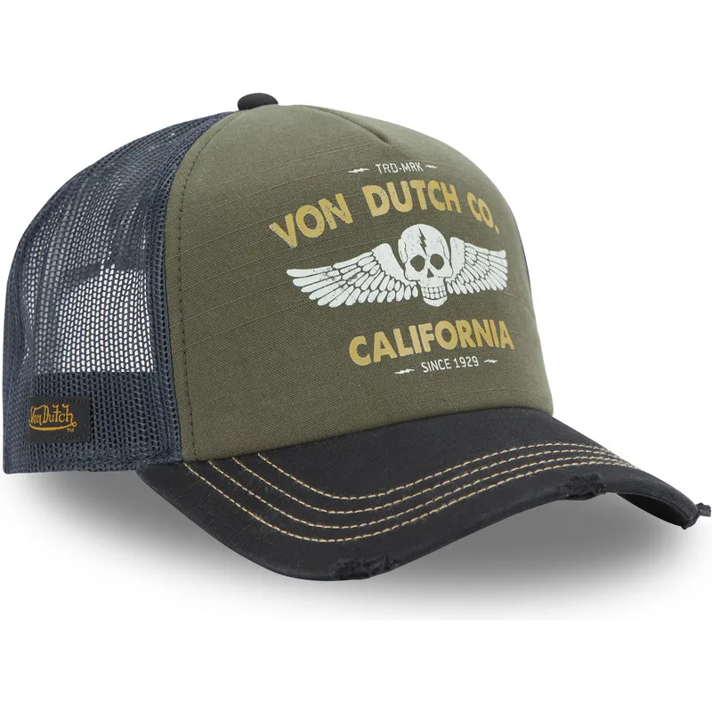 gron-bla-og-sort-trucker-kasket-crew24-fra-von-dutch