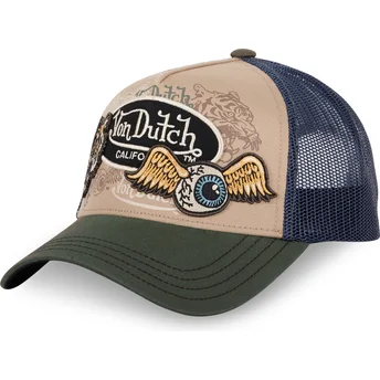 Шапка извита тракер многоцветен снапбек PATCHES07 от Von Dutch