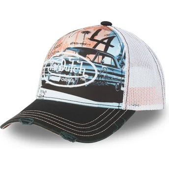 Шапка извита тракер многоцветен снапбек SUBL03 от Von Dutch