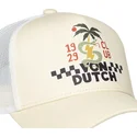 shapka-izvita-traker-bezhov-snapbek-surf10-ot-von-dutch