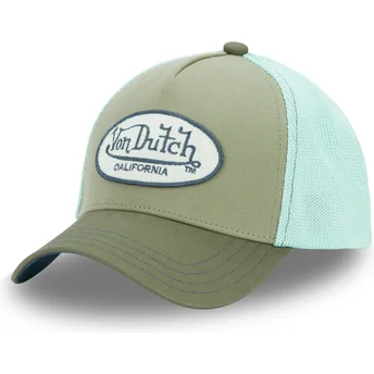 Шапка извита тракер зелена снапбек TERRY03 от Von Dutch