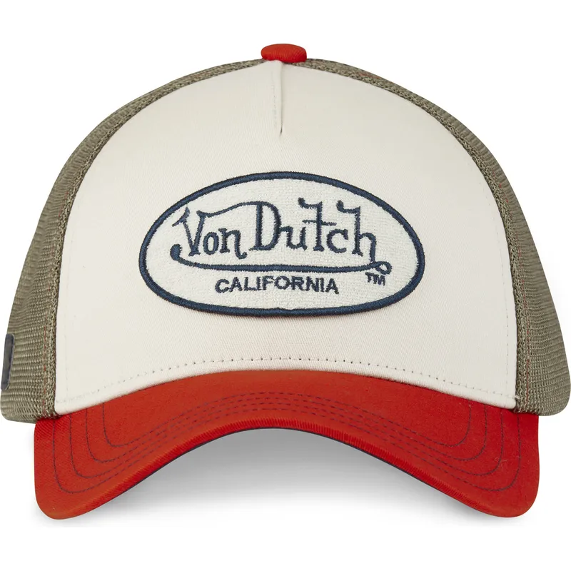 beige-gron-og-rod-trucker-kasket-terry07-fra-von-dutch