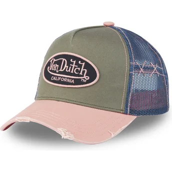 Шапка извита тракер многоцветен снапбек USED 03 от Von Dutch