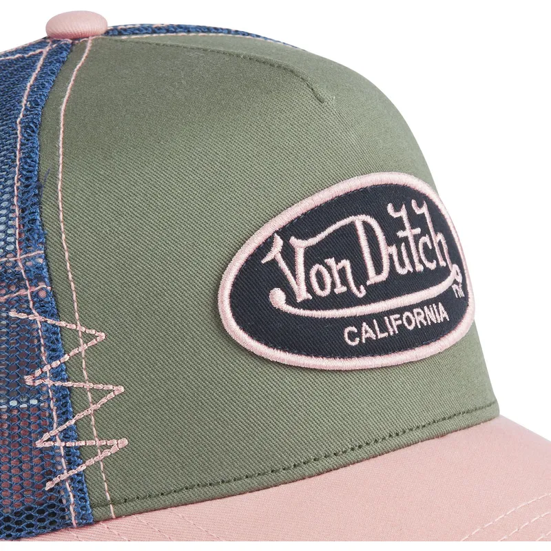 shapka-izvita-mnogocveten-snapback-na-gorra-trucker-verde-azul-y-rosa-used-03-ot-von-dutch