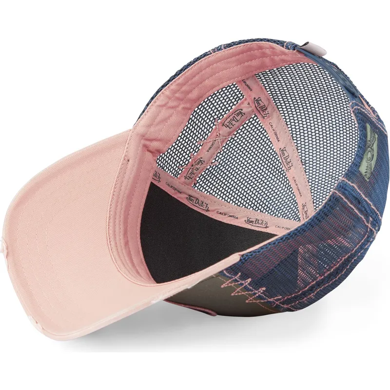 shapka-izvita-mnogocveten-snapback-na-gorra-trucker-verde-azul-y-rosa-used-03-ot-von-dutch