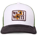 casquette-courbee-blanche-verte-et-noire-snapback-pour-enfant-waffle-food-djinns