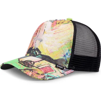 Casquette trucker multicolore HFT Painting Djinns