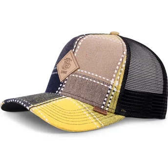 Casquette trucker multicolore HFT EmboCheck Djinns