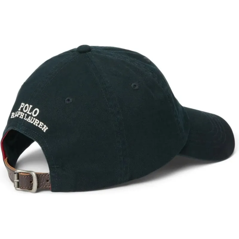 shapka-izvita-cherna-reguliruem-classic-sport-bear-ot-polo-ralph-lauren