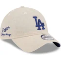 shapka-izvita-bezhov-reguliruem-9twenty-linen-spring-training-fan-pack-2025-na-los-angeles-dodgers-mlb-ot-new-era