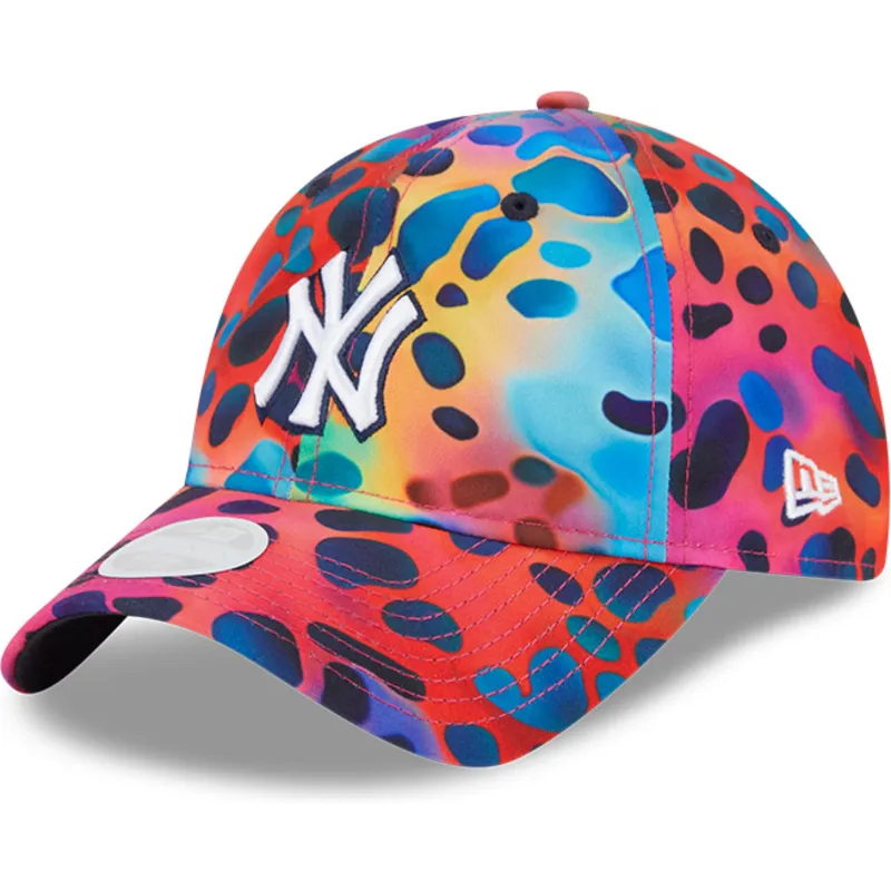 new-york-yankees-mlb-new-era-9twenty-spots-spring-training-fan-pack-2025-verstellbare-mehrfarbige-damen-cap