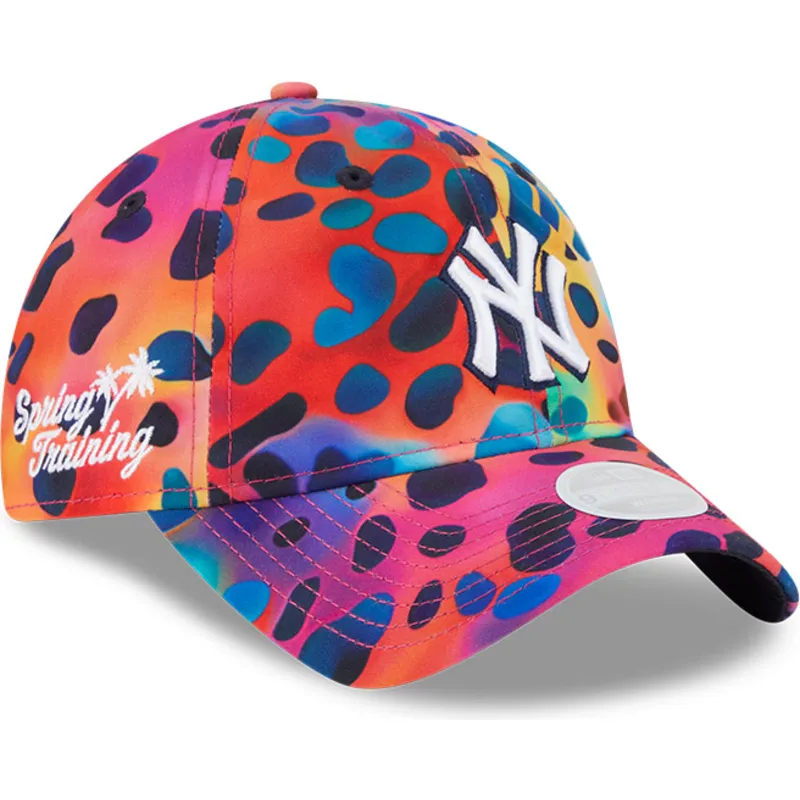 shapka-izvita-mnogocveten-reguliruem-9twenty-spots-spring-training-fan-pack-2025-na-new-york-yankees-mlb-ot-new-era