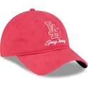 shapka-izvita-roza-reguliruem-9twenty-pattern-spring-training-fan-pack-2025-na-los-angeles-dodgers-mlb-ot-new-era