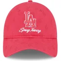 new-era-izvita-periferiya-damska-9twenty-pattern-spring-training-fan-pack-2025-los-angeles-dodgers-mlb-rozova-reguliruema-shapka