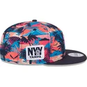 new-era-flat-brim-9fifty-printed-spring-training-fan-pack-2025-new-york-yankees-mlb-multicolor-snapback-cap