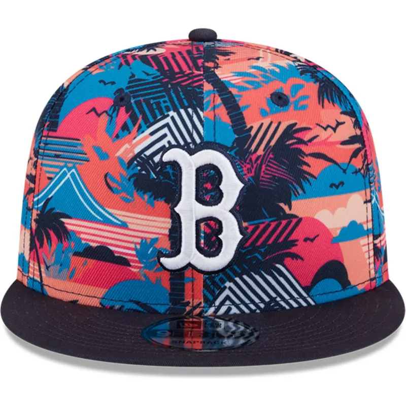 shapka-ploska-mnogocveten-snapbek-9fifty-printed-spring-training-fan-pack-2025-na-boston-red-sox-mlb-ot-new-era