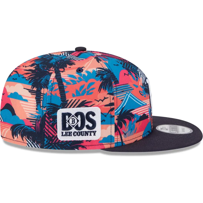 shapka-ploska-mnogocveten-snapbek-9fifty-printed-spring-training-fan-pack-2025-na-boston-red-sox-mlb-ot-new-era