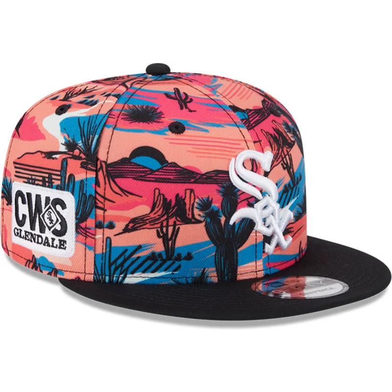 chicago-white-sox-mlb-new-era-9fifty-printed-spring-training-fan-pack-2025-multicolor-snapback-flad-kasket