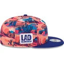 shapka-ploska-mnogocveten-snapbek-9fifty-printed-spring-training-fan-pack-2025-na-los-angeles-dodgers-mlb-ot-new-era