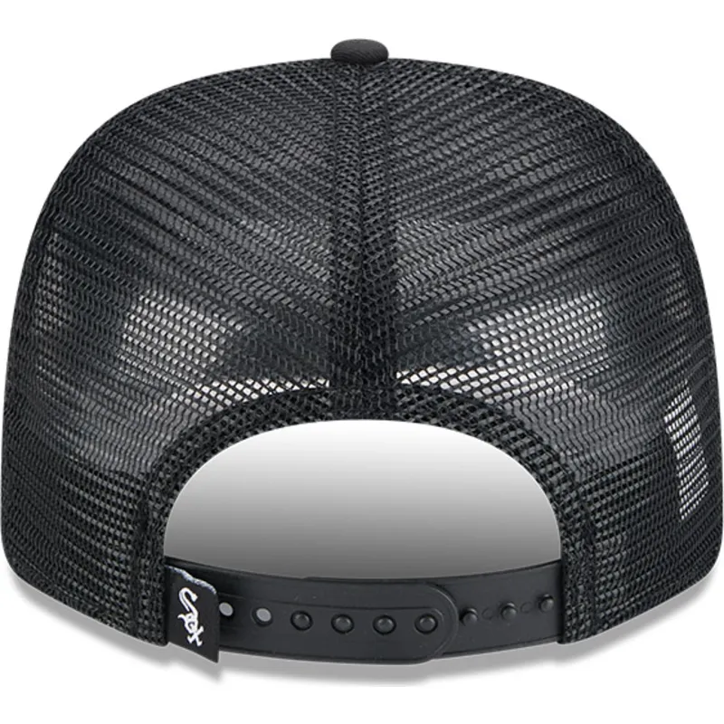 chicago-white-sox-mlb-new-era-sort-9seventy-stretch-snap-mesh-trucker-cap-forarstraening-fanpakke-2025