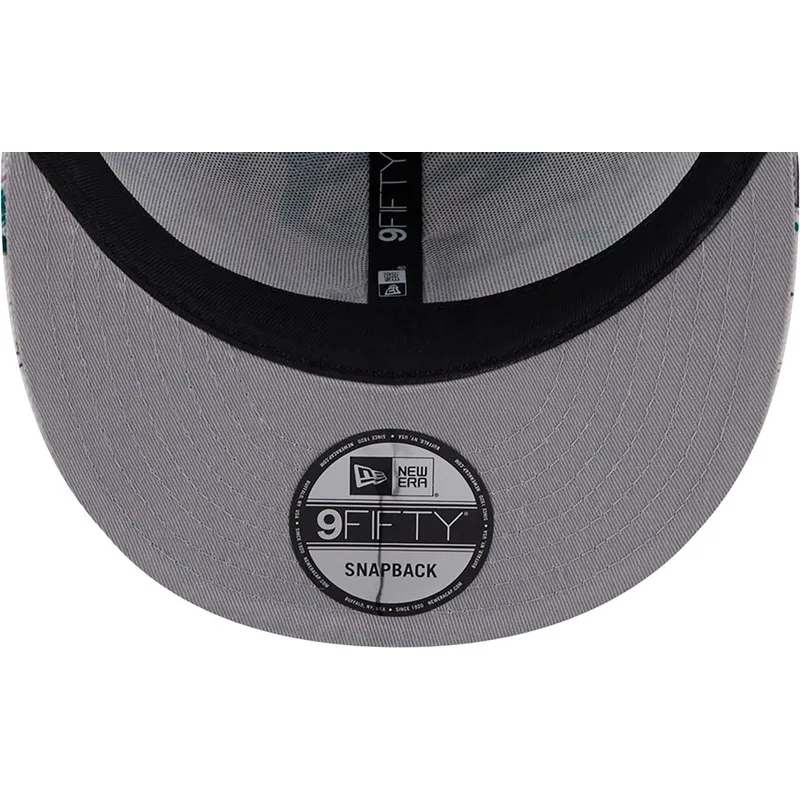 weisse-snapback-flachkappe-9fifty-print-spring-training-fan-pack-2025-der-los-angeles-dodgers-mlb-von-new-era