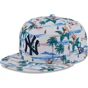 casquette-plate-blanche-snapback-9fifty-print-spring-training-fan-pack-2025-new-york-yankees-mlb-new-era