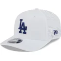 weisse-trucker-kappe-9seventy-perf-spring-training-fan-pack-2025-der-los-angeles-dodgers-mlb-von-new-era
