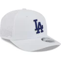 weisse-trucker-kappe-9seventy-perf-spring-training-fan-pack-2025-der-los-angeles-dodgers-mlb-von-new-era