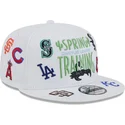 shapka-ploska-byala-snapbek-9fifty-scatter-spring-training-fan-pack-2025-na-mlb-ot-new-era