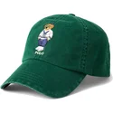 shapka-izvita-zelena-reguliruem-classic-sport-bear-ot-polo-ralph-lauren