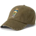 shapka-izvita-zelena-reguliruem-classic-sport-bear-ot-polo-ralph-lauren