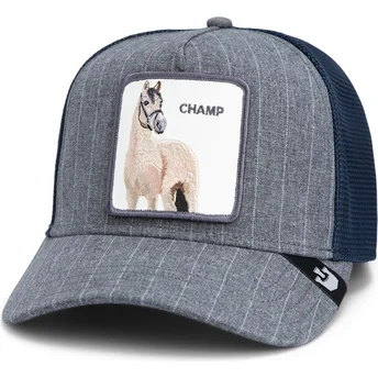Шапка извита шапка тракер тъмносин снапбек caballo Suited Champ Business Professional The Farm The Farm от Goorin Bros.