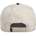 goorin-bros-curved-brim-scorpion-deadly-lethal-linen-rugged-comfort-the-farm-beige-and-black-snapback-cap