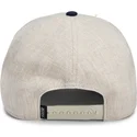 beige-und-marineblaue-gebogene-snapback-kappe-pferd-rogue-thread-rebel-rugged-comfort-the-farm-von-goorin-bros