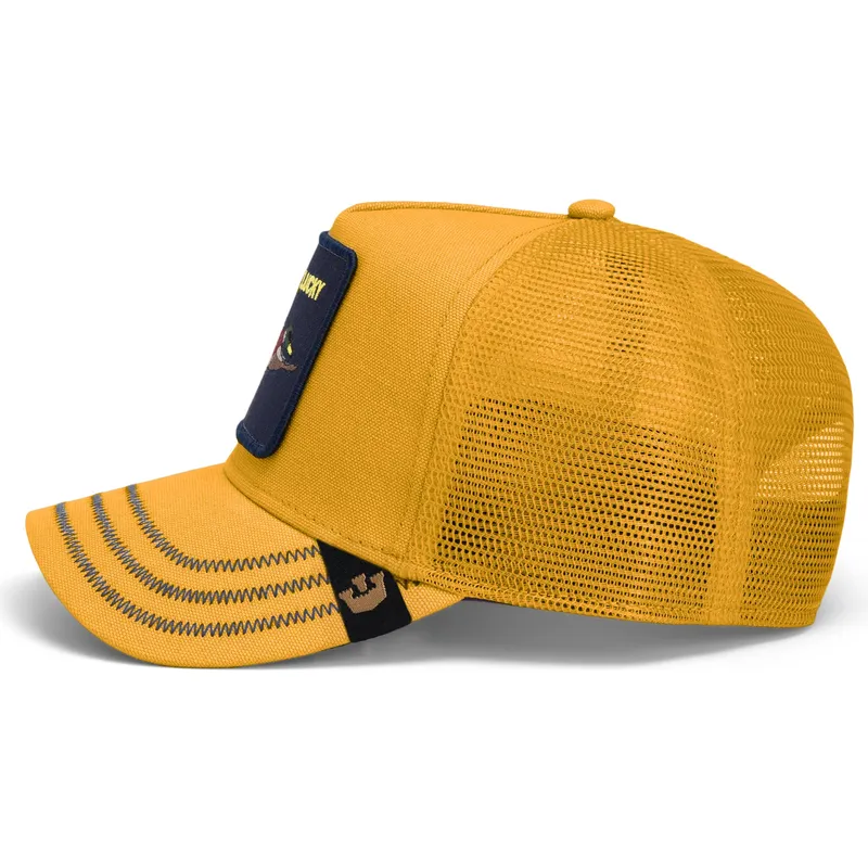 gul-trucker-kasket-and-lucky-gotta-be-quicker-core-canvas-the-farm-fra-goorin-bros