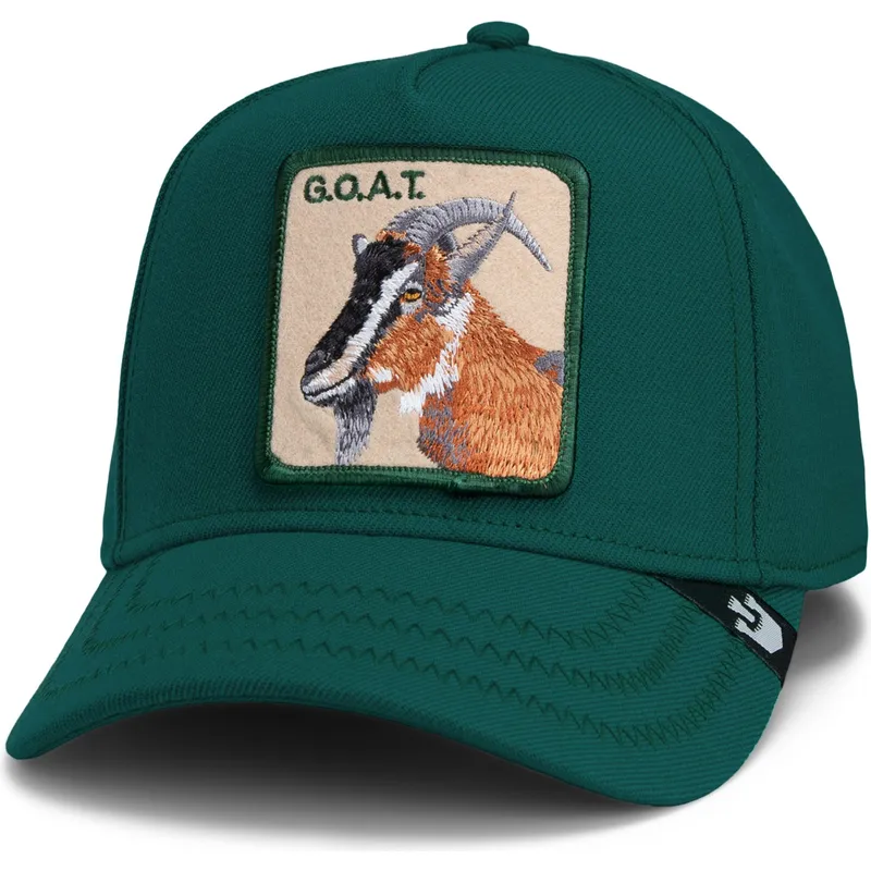 shapka-izvita-zelena-snapbek-goat-greatest-field-100-the-farm-ot-goorin-bros