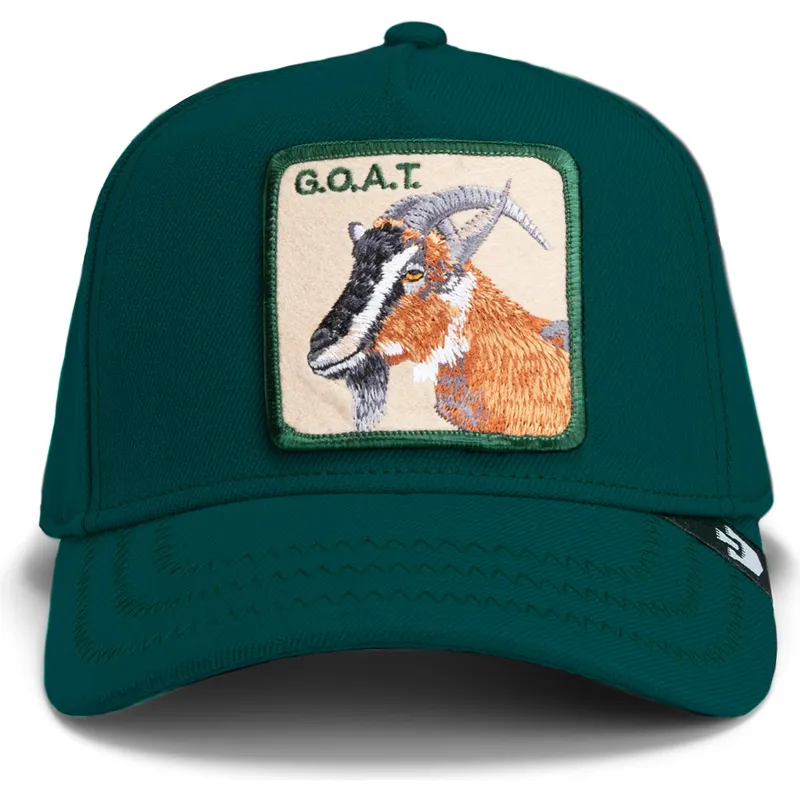 shapka-izvita-zelena-snapbek-goat-greatest-field-100-the-farm-ot-goorin-bros