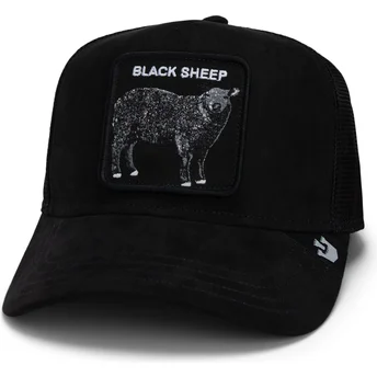 shapka-izvita-traker-cherna-snapbek-the-suede-sheep-global-core-micro-suede-the-farm-ot-goorin-bros