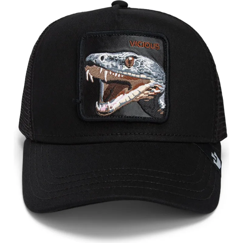 shapka-izvita-shapka-traker-cherna-snapbek-serpiente-the-vicious-snake-core-combo-the-farm-the-farm-ot-goorin-bros