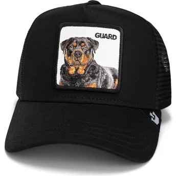 Casquette trucker noire chien rottweiler The Guard Dog Core Combo The Farm Goorin Bros.