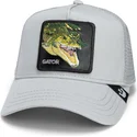 trucker-kasket-gra-krokodille-gator-swamp-monster-core-combo-the-farm-fra-goorin-bros