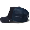 casquette-trucker-bleue-marine-panthere-the-panther-global-core-denim-the-farm-goorin-bros