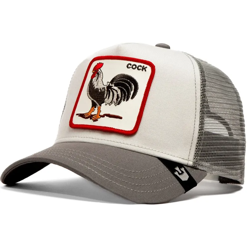 shapka-izvita-traker-siv-snapbek-the-cock-global-core-the-farm-ot-goorin-bros