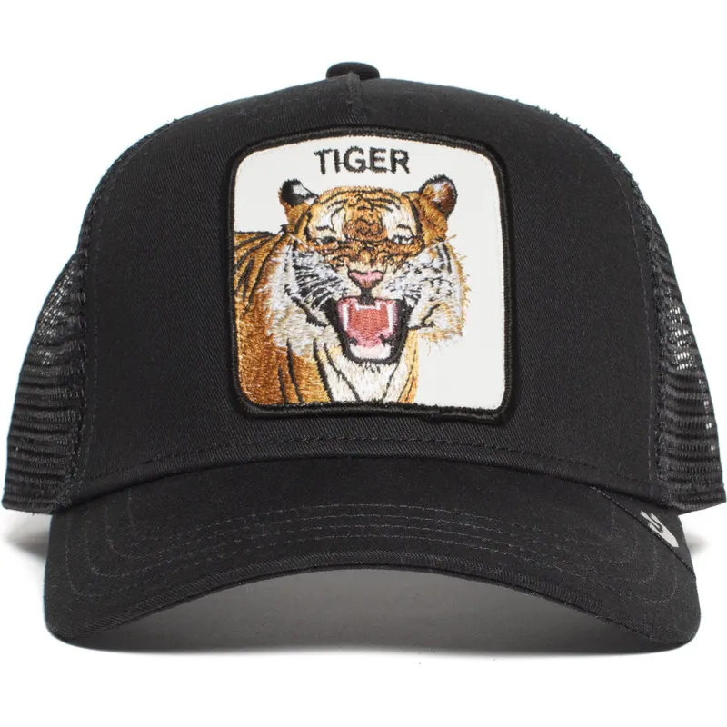 sort-truckerkasket-med-tiger-the-tiger-global-core-the-farm-fra-goorin-bros