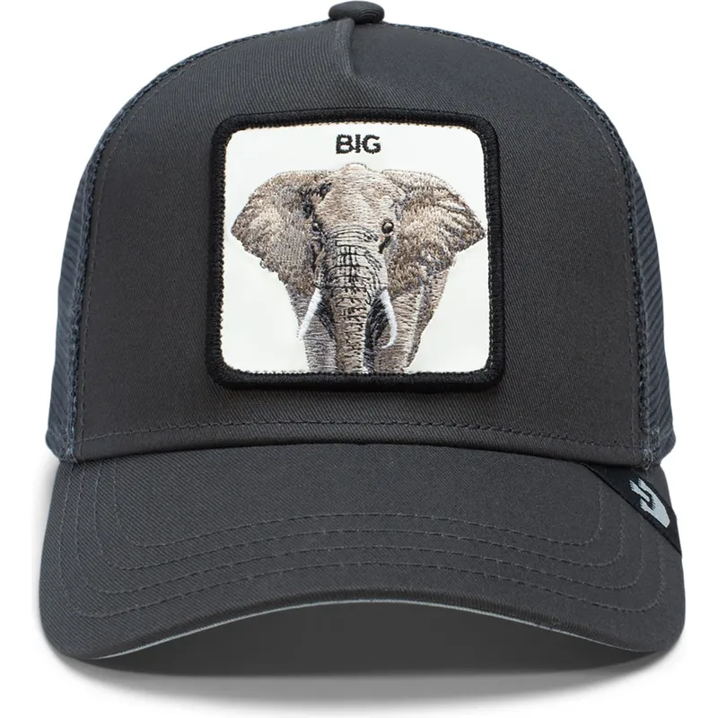 shapka-izvita-traker-cherna-snapbek-the-big-elephant-global-core-the-farm-ot-goorin-bros