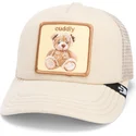 beige-trucker-kappe-fur-jungen-teddybar-cuddle-time-chroma-wave-the-farm-von-goorin-bros