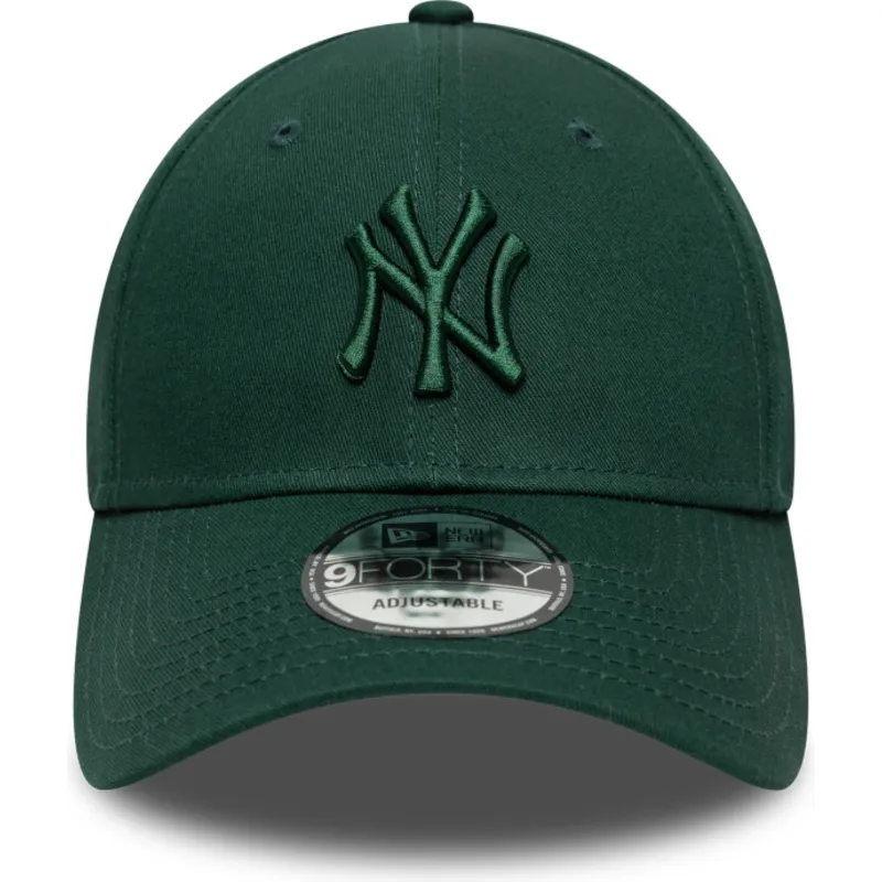 grune-verstellbare-kappe-mit-gebogenem-schirm-und-grunem-logo-9forty-colour-pack-der-new-york-yankees-mlb-von-new-era