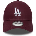 shapka-izvita-chervena-reguliruem-9forty-colour-pack-na-los-angeles-dodgers-mlb-ot-new-era